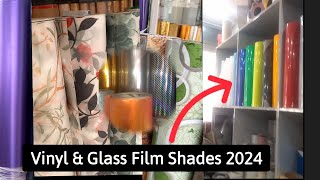 Vinyl amp Glass Film Color Shade 2024 gfxguide [upl. by Neely]