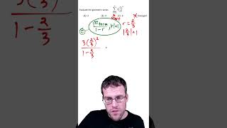 Finding the Sum of an Infinite Geometric Series  the EASY way [upl. by Nosyerg451]