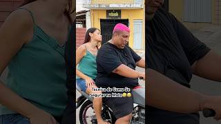 Técnica de Como Se Segurar na Moto😂🤣 [upl. by Letnwahs]