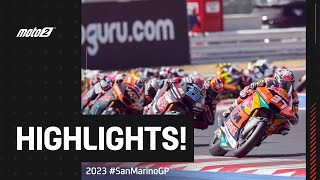 Moto2™ Race Highlights 👊 2023 SanMarinoGP 🇸🇲 [upl. by Pavia]