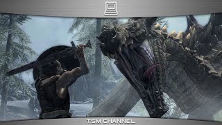 The Elder Scrolls V Skyrim Gameplay Intel GMA 945950  Intel Core 2 Duo T5500  SwiftShader 30 [upl. by Licha]