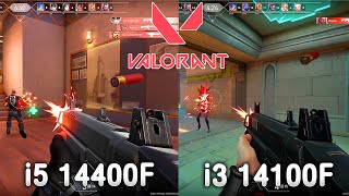 Valorant  i5 14400F VS i3 14100F  RTX 4060 Ti  1080p  1440p  February 2024 [upl. by Ellehs]