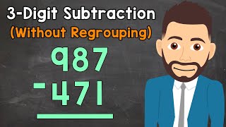 3Digit Subtraction Without Regrouping  Elementary Math with Mr J [upl. by Alemak]