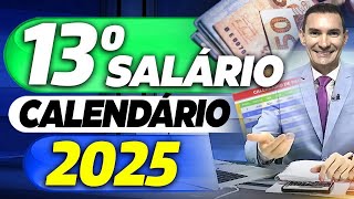 ACABA de SAIR no DIÁRIO OFICIAL NOVAS DATAS de PAGAMENTO 13º SALÁRIO INSS  CALENDÁRIO 2025 [upl. by Auqinat]