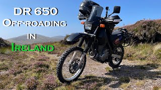 DR650  Offroading in Ireland [upl. by Akehsyt874]