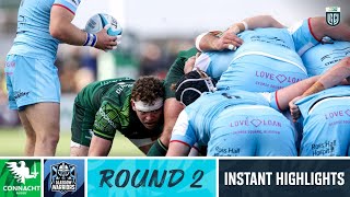 Connacht v Glasgow Warriors  Instant Highlights  Round 2  202324 [upl. by Tnomed125]