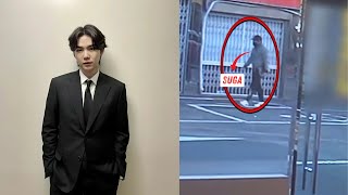 BTS News Today❗Suga was caught on camera hurrying towards HYBE What happened [upl. by Roberson]