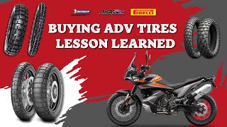 Buying Adventure Tires  Lesson Learned [upl. by Carce]