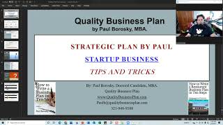 How to write a Startup Strategic Plan by Paul Borosky MBA – Startup Strategic Plan Tips and Tricks [upl. by Ambrosine549]