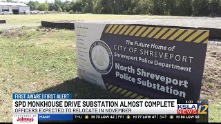 Shreveport Police Depts Monkhouse Drive substation is nearing completion [upl. by Borer301]