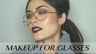 Makeup for Glasses Tutorial  Melissa Alatorre [upl. by Palmore]