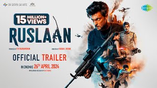 Ruslaan Official Trailer  Aayush Sharma Jagapathi Babu Sushrii  Karan B  Radhamohan  26th Apr [upl. by Aitnwahs865]