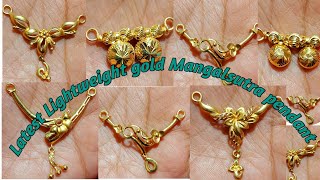 New Gold Mangalsutra Pendant Design with price latest Huid mark pendant mangalsutra lightweight [upl. by Timms]