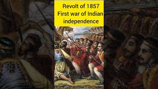 Revolt of 1857 or first war of Indian independence in Hindi explainedshorts revoltof1857 history [upl. by Aittam829]