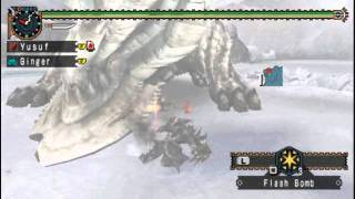 Monster hunter freedom unite Ukanlos solo sns guide [upl. by Affrica]