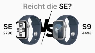 Reicht die Apple Watch SE Apple Watch Series 9 vs Apple Watch SE [upl. by Leoy]