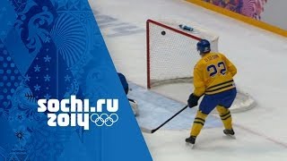 Ice Hockey  Mens SemiFinal  Sweden v Finalnd  Sochi 2014 Winter Olympics [upl. by Muslim281]