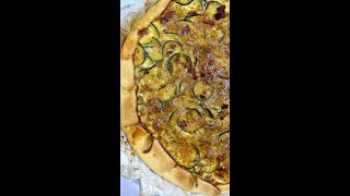 QUICHE CON ZUCCHINE E PANCETTA facile e veloce Shorts [upl. by Mihe]