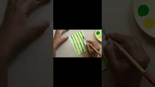 Easy bamboo painting for beginners onestrokepainting postercolour [upl. by Eimak758]