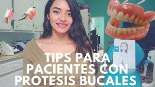 Tips y Recomendaciones para pacientes con prótesis bucales [upl. by Hearn]