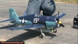 F6F Hellcat Super Scale Warbird 100 RTF Review in HD [upl. by Adriell518]