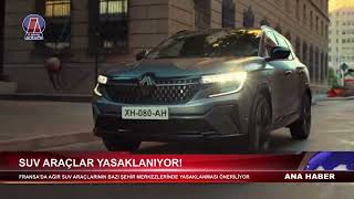 FRANSADA SUV ARAÇLAR YASAKLANIYOR [upl. by Eimor151]