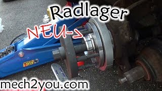 🛠️ Radlager vorne wechseln Skoda Fabia  Radnabe und Radlager erneuern  DIY Auto  mech2you [upl. by Ardnaxila189]