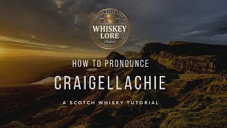 How to Pronounce Craigellachie Scotch Whisky [upl. by Arly]