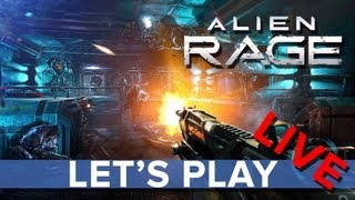 Alien Rage  Lets Play LIVE  Eurogamer [upl. by Neitsabes]