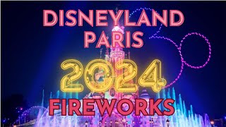 4K NEW Wondrous Journeys Fireworks 2024 at Disneyland Park  Disney100 Debut with Flying Baymax [upl. by Sherwin460]