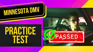 Minnesota DMV Written Test 2024 50 MUST KNOW Questions with Answer Explanations [upl. by Ahsiemat]