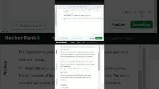 Hackerrank  Python  Sets  Captions Room hackerranksolutions codingchallenge [upl. by Imojean510]