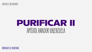 PURIFICAR II  Apóstol Amador Valenzuela [upl. by Dub]