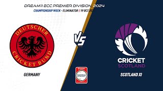 Championship Week Eliminator  GER vs SCOXI  Highlights  ECC24 Premier  19 Oct 2024  ECC24124 [upl. by Harp]