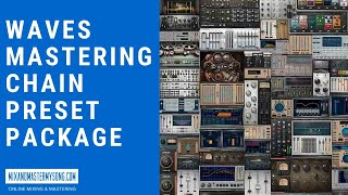 Waves Mastering Chain Presets Demo Video [upl. by Ahsitram]