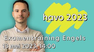 Examentraining Engels havo 2023 [upl. by Roderica]