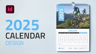 Create a STUNNING 2025 Calendar in Adobe InDesign FAST [upl. by Oravla]