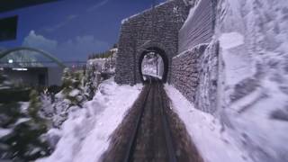 Führerstandsmitfahrt Arlbergbahn und Tauernbahn HansPeter Porsche TraumWerk Modellanlage [upl. by Netsyrc806]