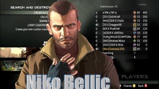 Niko Bellic Plays Modern Warfare 3 MW3 [upl. by Anaizit]