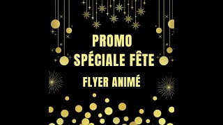 VIDÉO FLYER ANIMÉ SPÉCIAL OR FÊTE DE NOËL ET NOUVELLE ANNÉE [upl. by Tirreg]