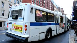 MaBSTOA Bus Gramercy Bound LFSA  D60HF 52584707 M23 at 23rd St amp 11th Ave [upl. by Nwahsed694]