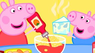 El loco experimento culinario de Peppa🍳🍅  Peppa Pig en Español Episodios Completos [upl. by Wenda]