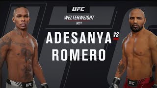 Israel Adesanya vs Yoel Romero  The Rise of The Last Stylebender  UFC 4 [upl. by Sunda]