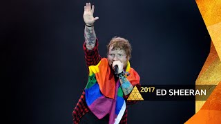 Ed Sheeran  The A Team Glastonbury 2017 [upl. by Baum477]