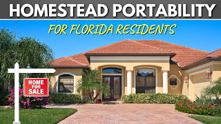 Florida Homestead Portability  Florida Homestead Exemption Portability Explained [upl. by Lahtnero24]