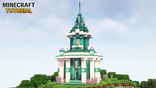 【マイクラ】青い屋根の塔アレイの家の作り方【マインクラフト】【建築講座】【Minecraft】 [upl. by Alyosha]