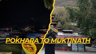 POKHARA TO MUKTINATH TEMPLE Adventurer journey [upl. by Zalea]