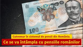 Cutremur în sistemul de pensii din România Ce se va întâmpla cu pensiile românilor [upl. by Mears]