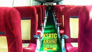 INTERIOR VIEW OF KSRTCS AIRAVAT CLUB CLASS of VOLVO B9R MULTI AXLE [upl. by Alessandra]