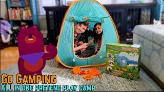 Go Camping  ALL in one pretend play camp set for kids  ZNCMRR [upl. by Enitsrik]